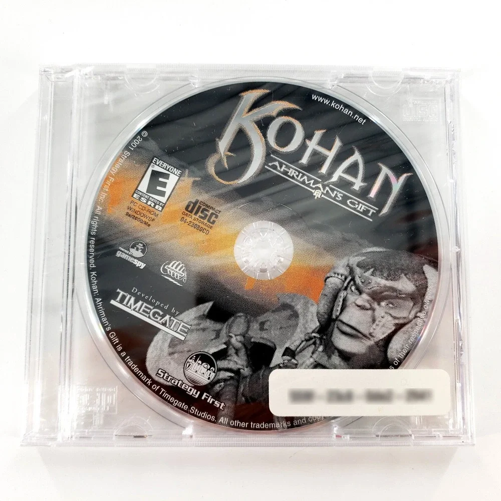 Kohan: Ahriman's Gift (PC) New Factory Sealed In Jewel Case w/ Manual & Guide